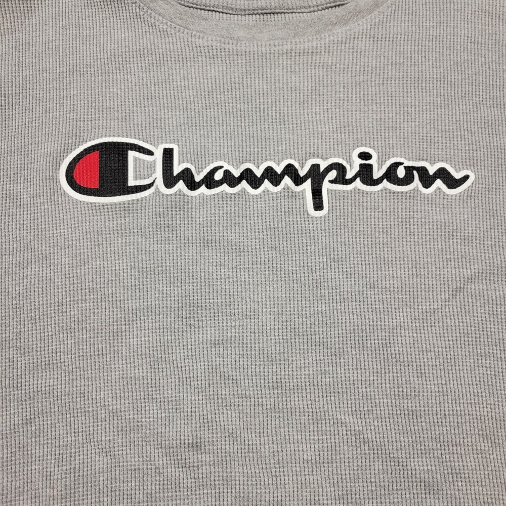 Champion long sleeve gray thermal shirt size 4XL - Picture 3 of 5